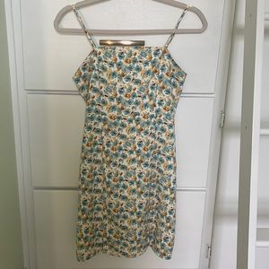 Versona Satin Floral Dress